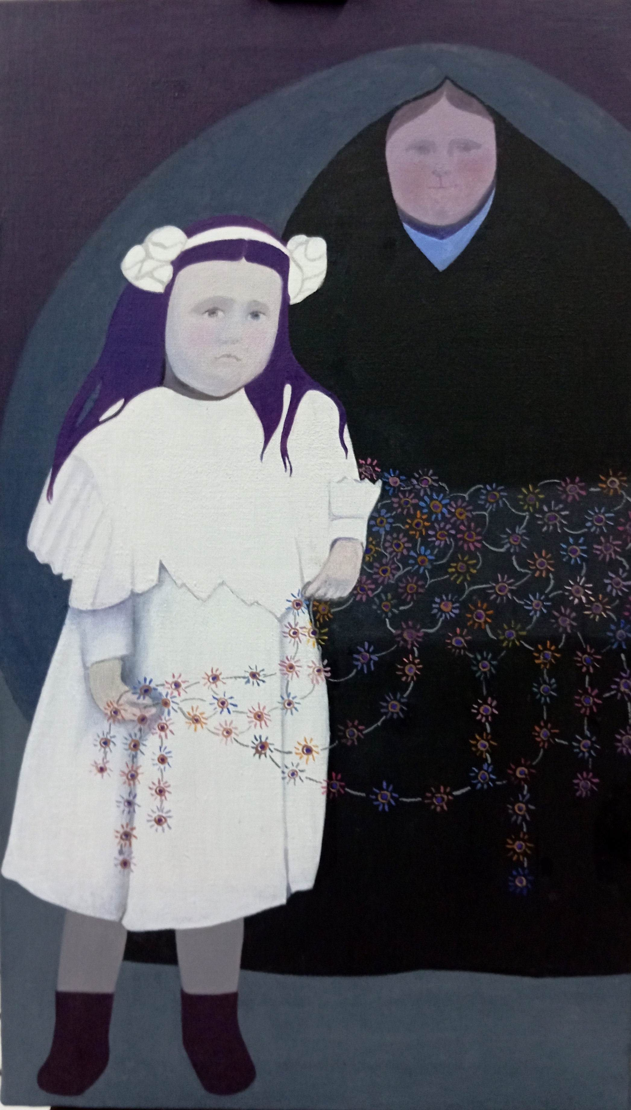 2023 La abuela de Teresa 61x35 Óleo sobre lienzo